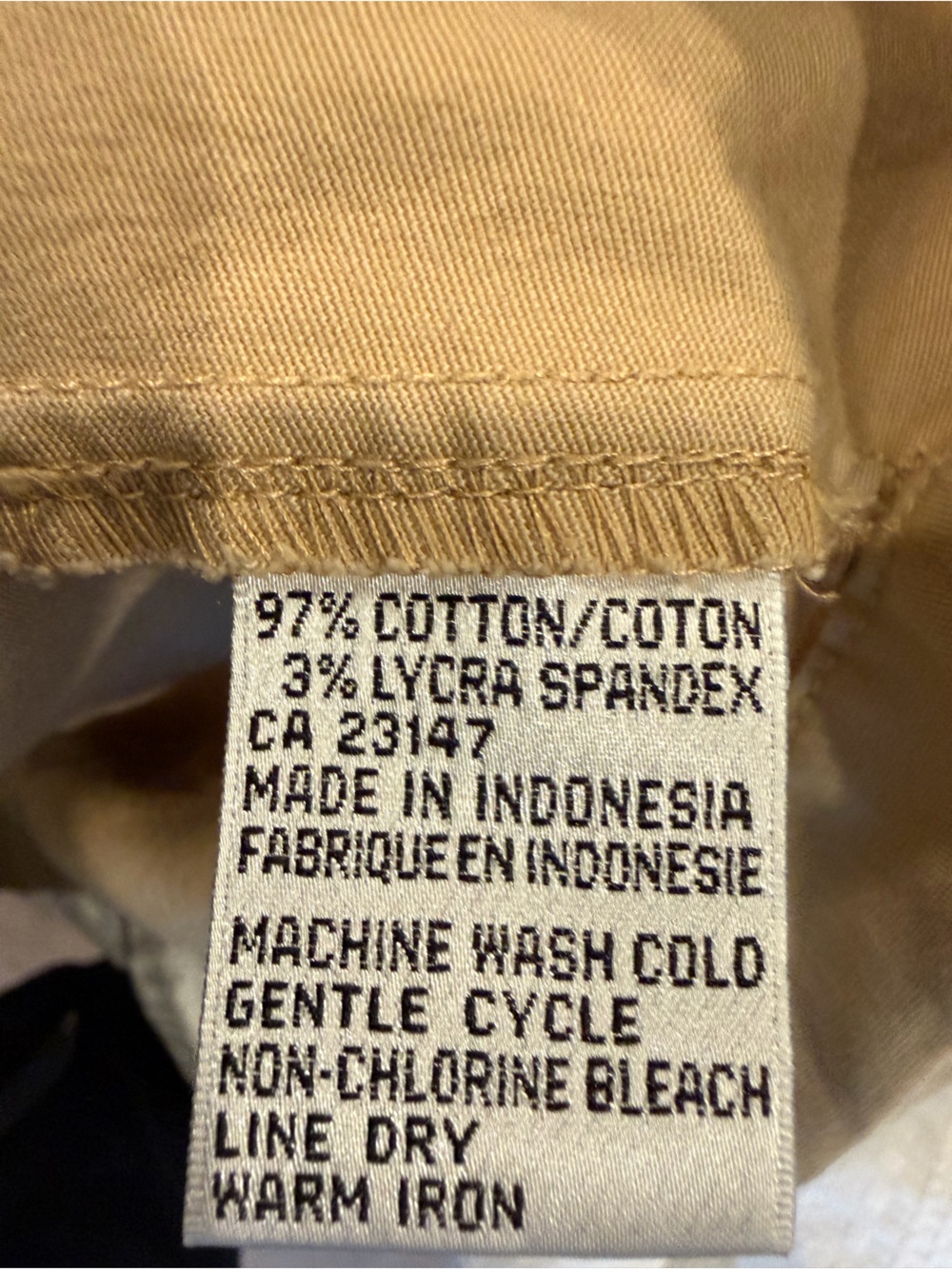 Talbots Beige Button-Front Utility Vest - Picture 8 of 8